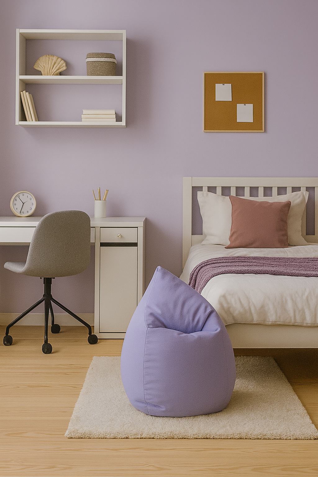 mooie lila Elly zitzak